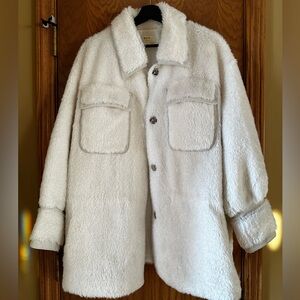 Maeve by Anthropologie Faux Fur Jacket Size 1XL
